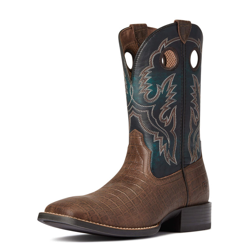 Ariat Westernstiefel Herren - Sport Buckout Braun/Grün ( DEPAC-2693 )